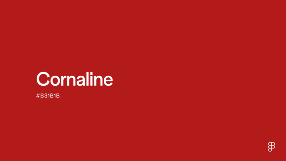 Couleur Cornaline : Code Hex, Palettes & Signification | Figma