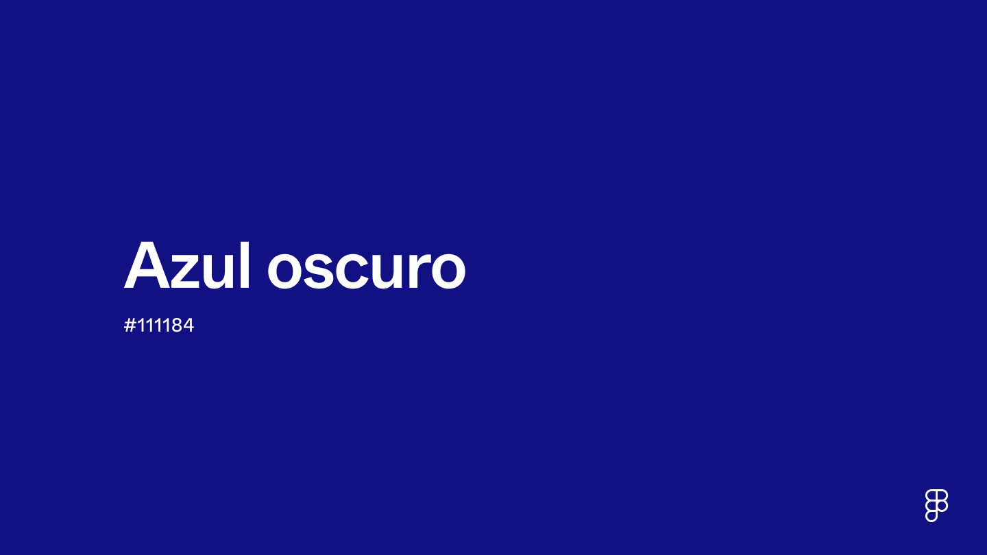 color Azul oscuro