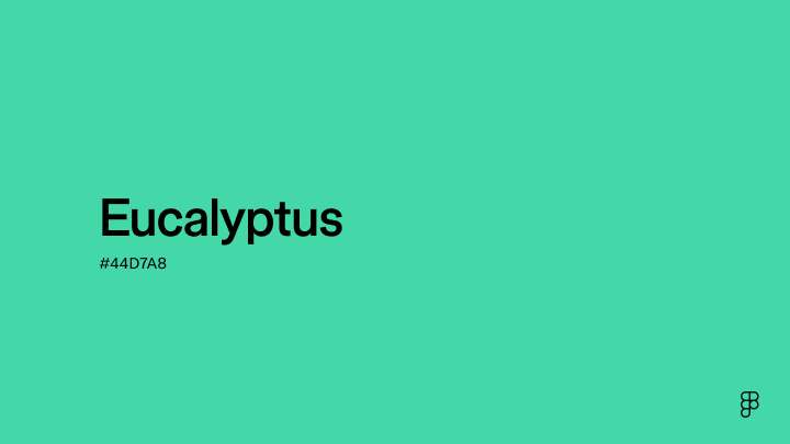 color Eucalyptus