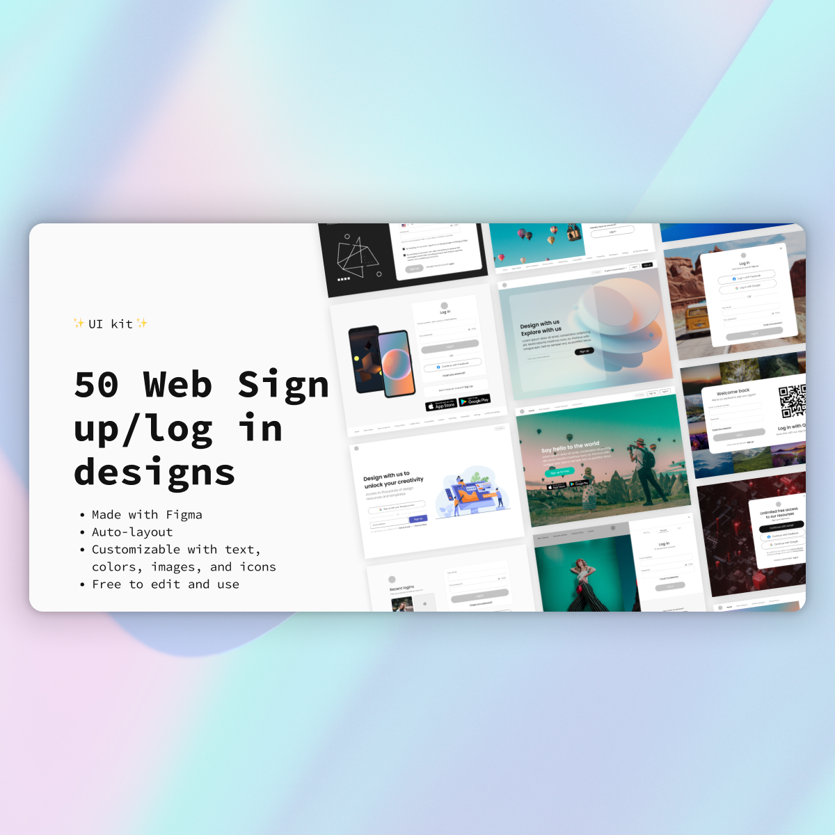 20+ Login Page Designs Templates & Inspiration | Figma