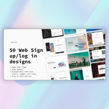 50 Web Sign up / Login Designs Hero Image
