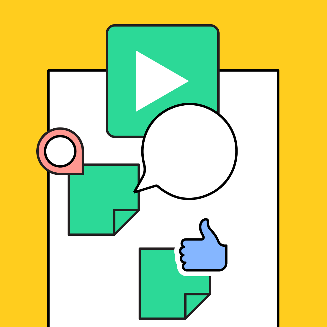 start stop continue diagram with FigJam's collaboration tools