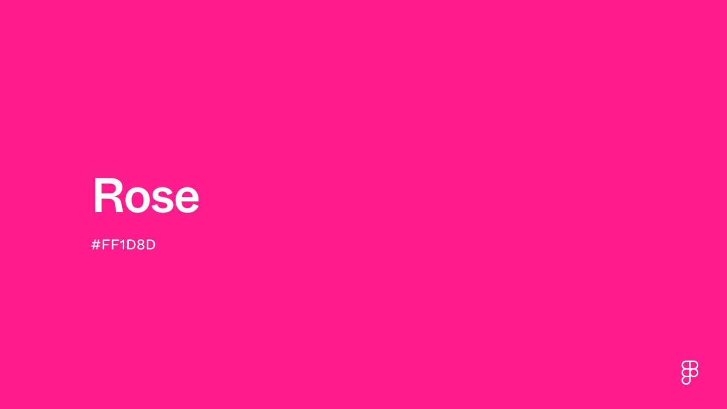 Rose Color: Hex Code, Palettes & Meaning | Figma