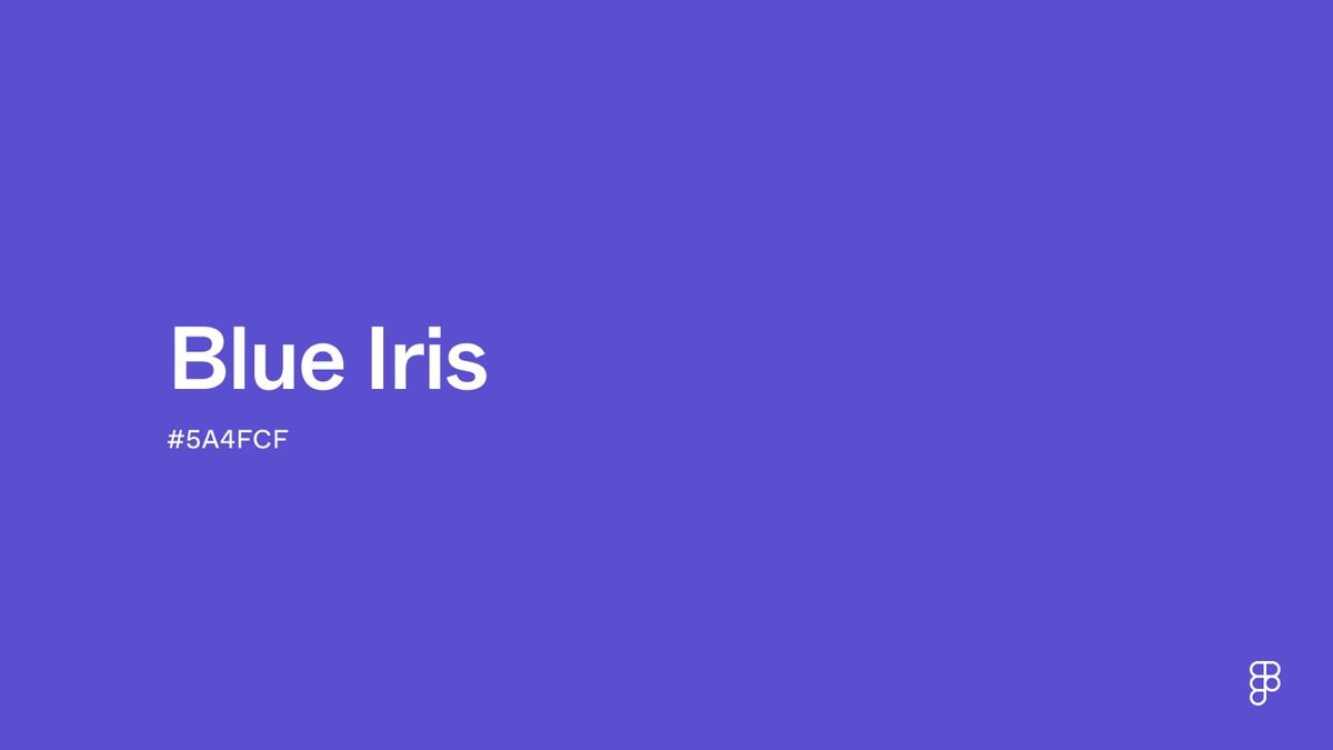 Blue Iris Color: Hex Code, Palettes & Meaning | Figma