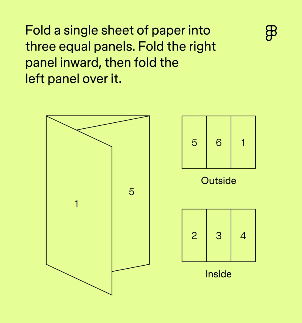 how to make a trifold brochure