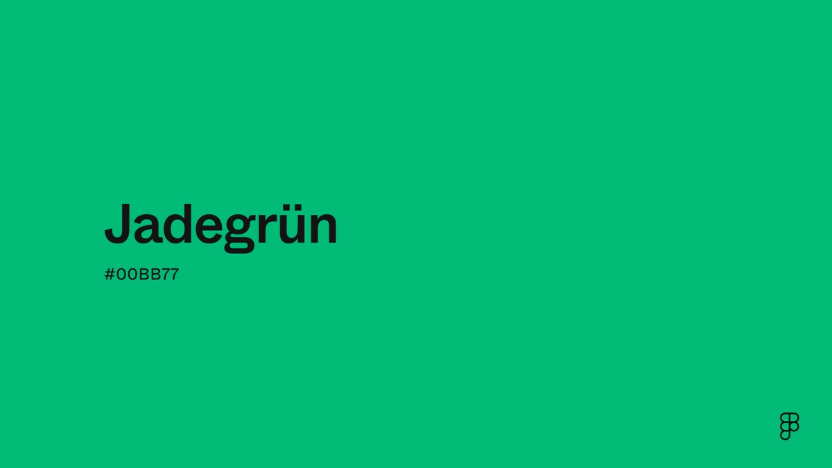 Farbe Jadegrün: Hex-Code, Paletten & Bedeutung | Figma