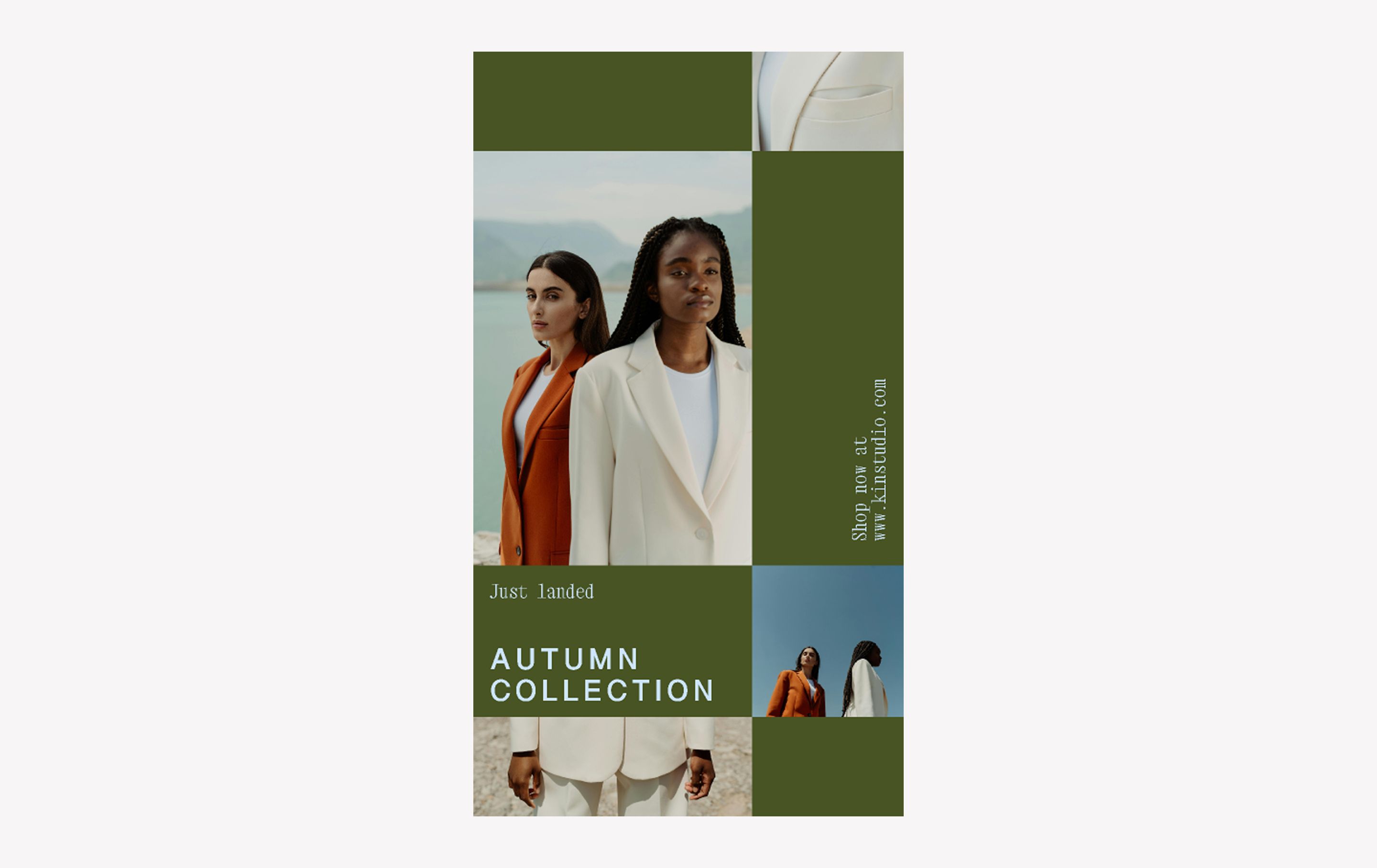 fashion brand instagram story template example