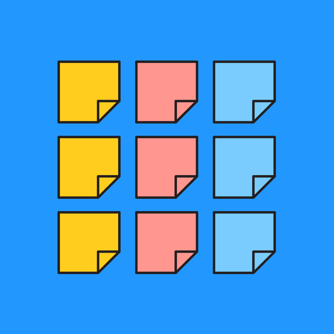 Virtual Sticky Notes | Free Template | FigJam