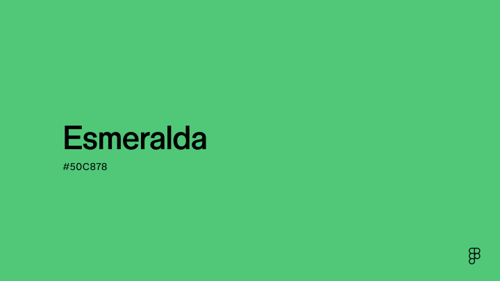 color Esmeralda