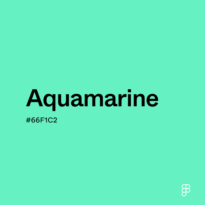 aquamarine color