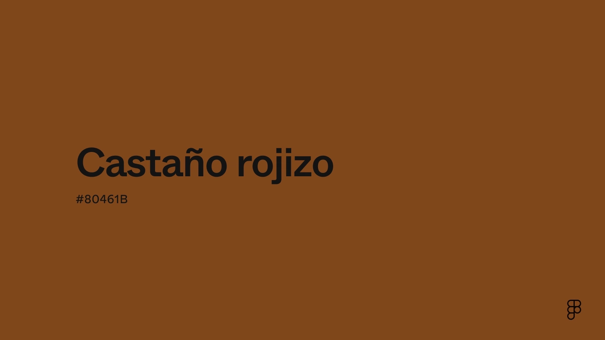 Color Castaño Rojizo: Código Hex, Paletas y Significado | Figma
