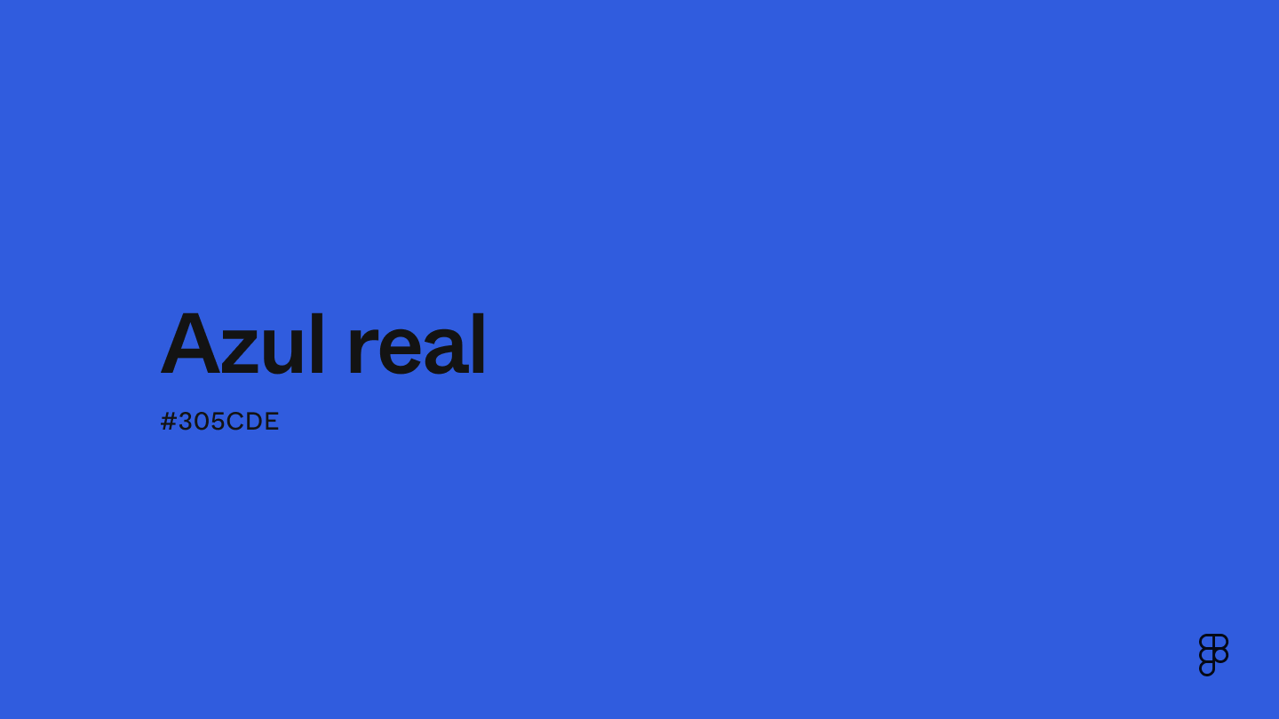 color azul real