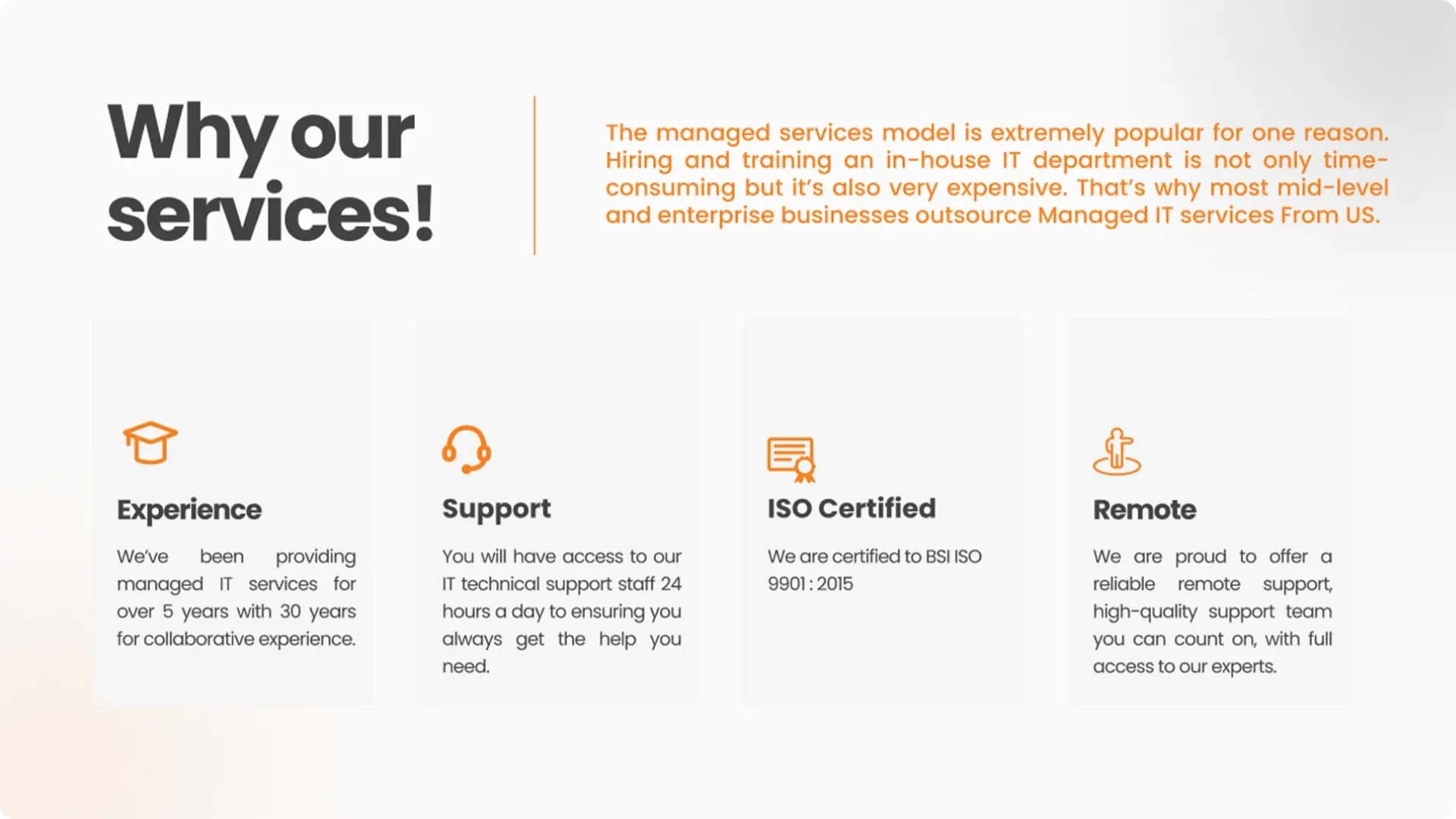 Modello di pitch deck per IT della community di Figma.