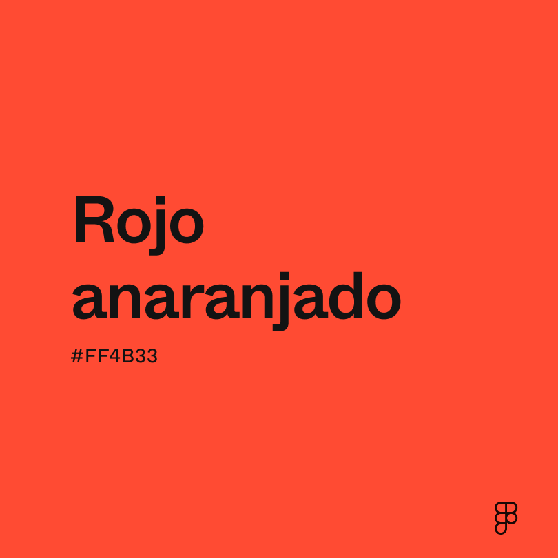 Rojo anaranjado