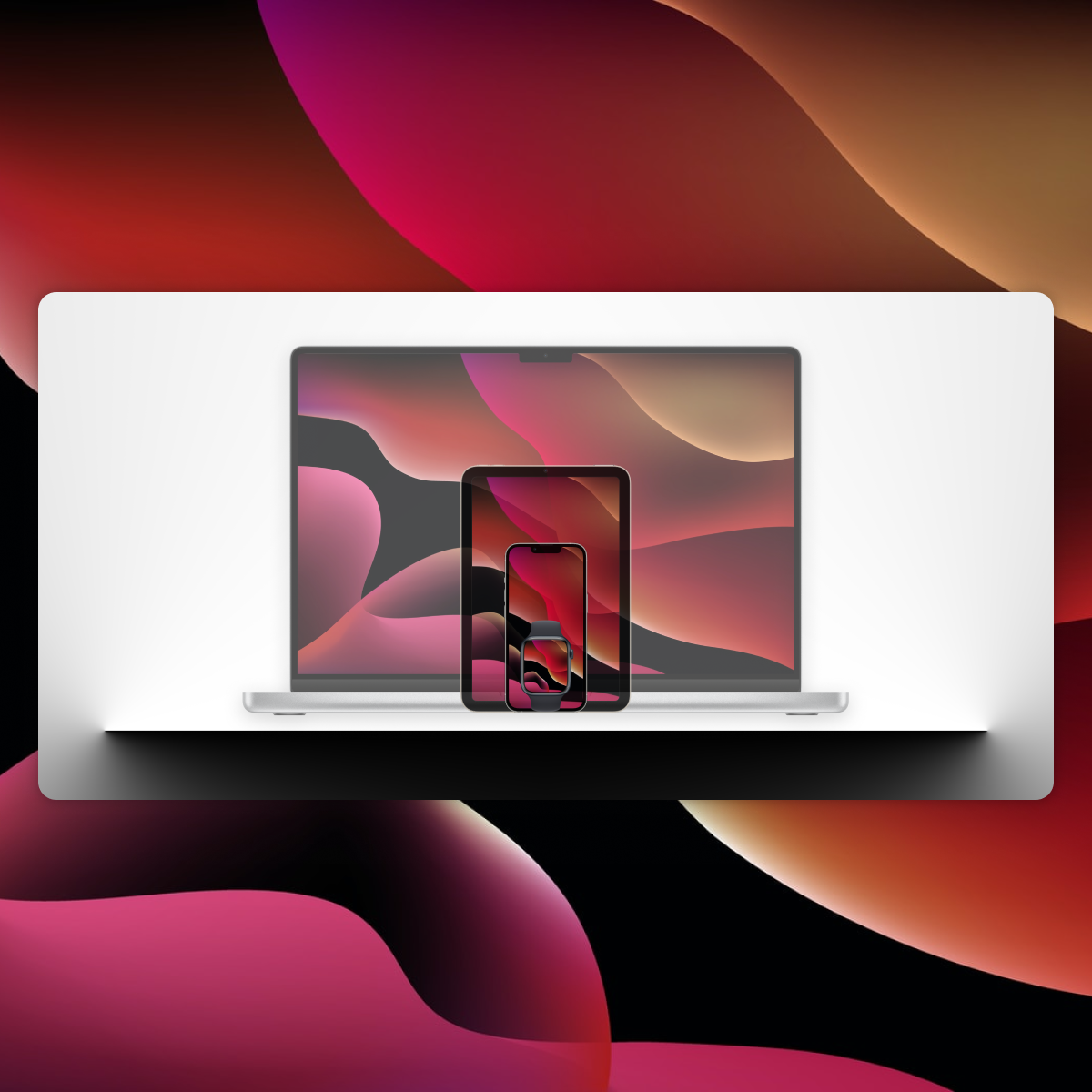 Mockups de dispositivos Apple