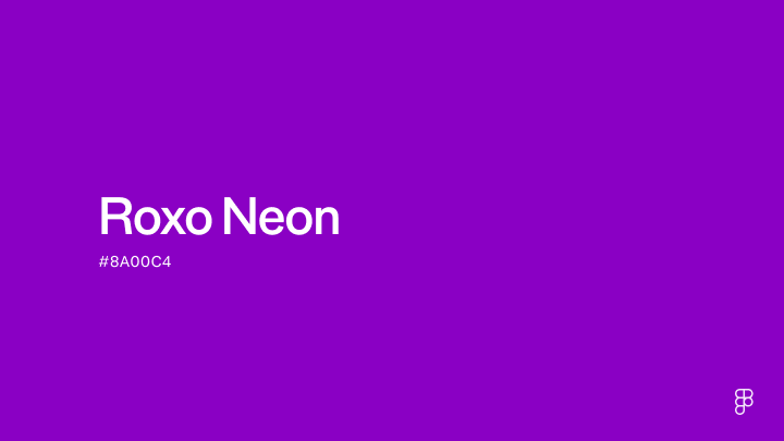 color Roxo Neon