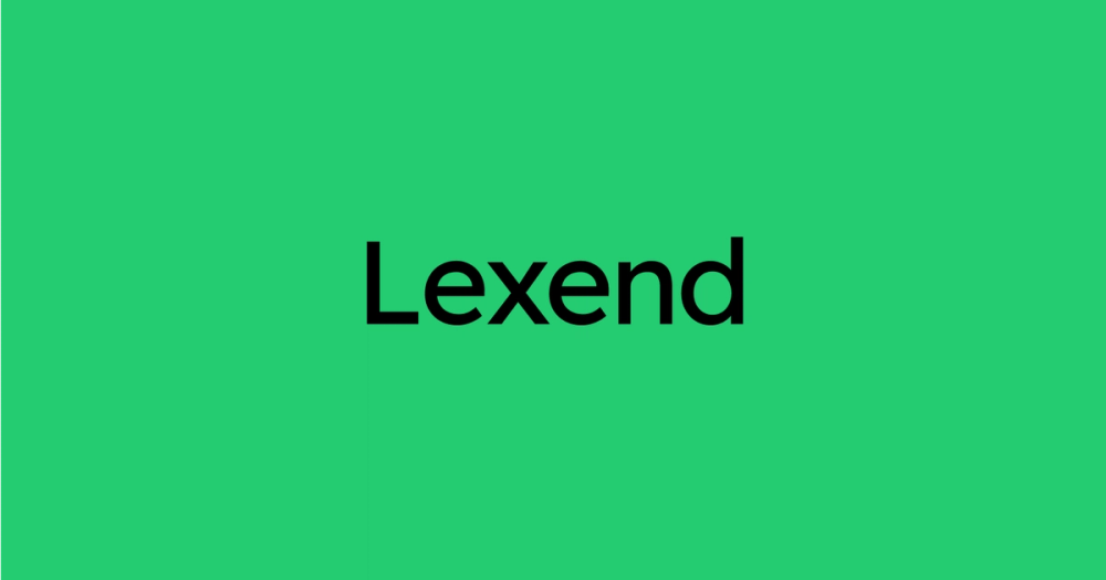 Lexend as a thumbnail font