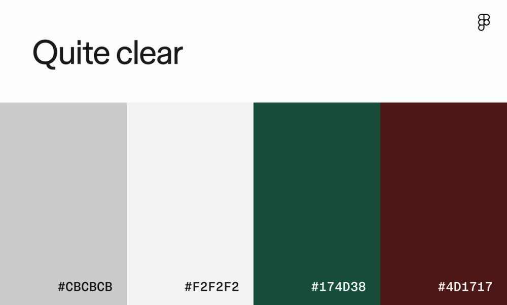 Quite clear color palette