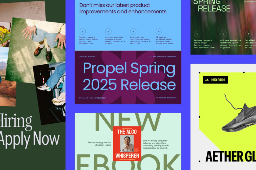 varios recursos diseñados para contrataciones y actualizaciones de primavera.