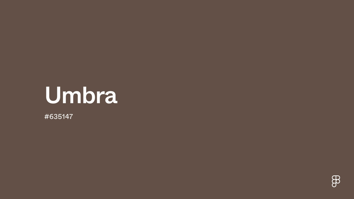 Umbra Farbe: Hex-Code, Paletten & Bedeutung | Figma