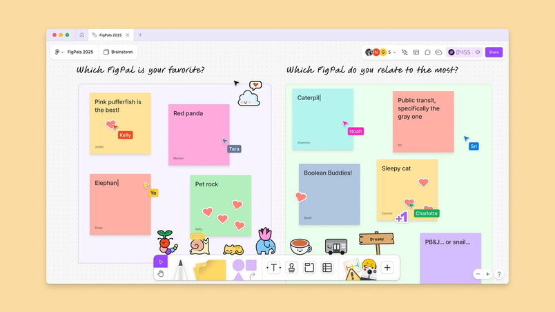 Figpals in a Figjam file