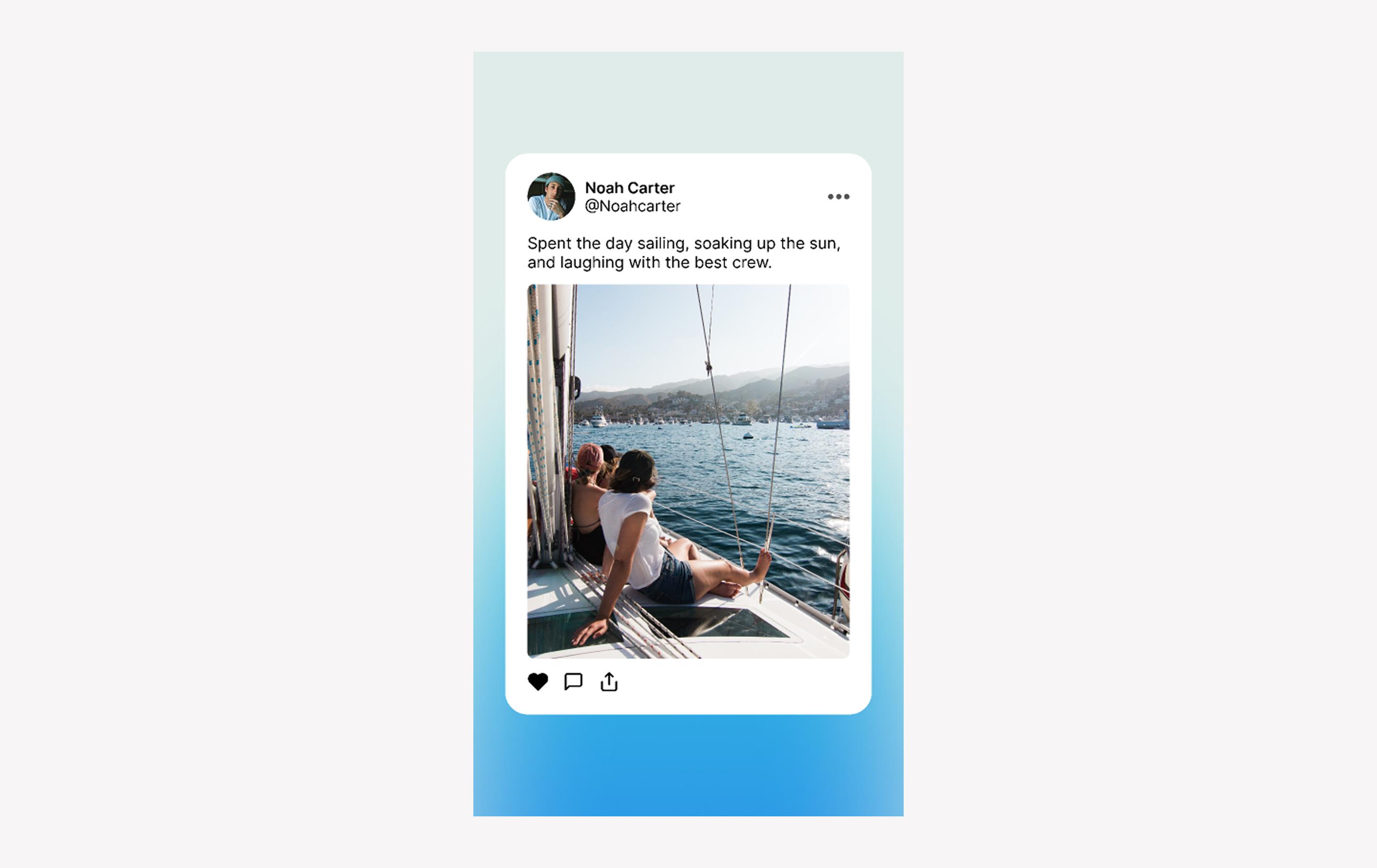 screenshot instagram story template example