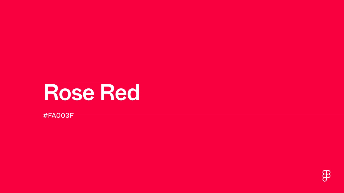 Rose Red Color: Hex Code, Palettes & Meaning | Figma