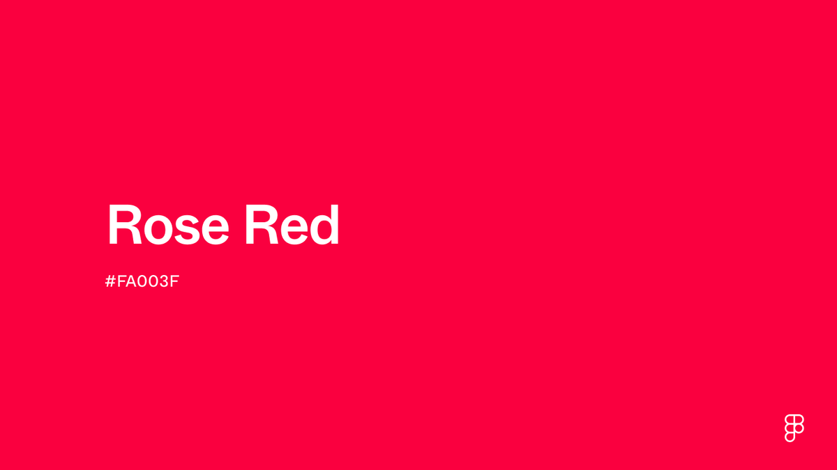 Rose Red Color: Hex Code, Palettes & Meaning | Figma