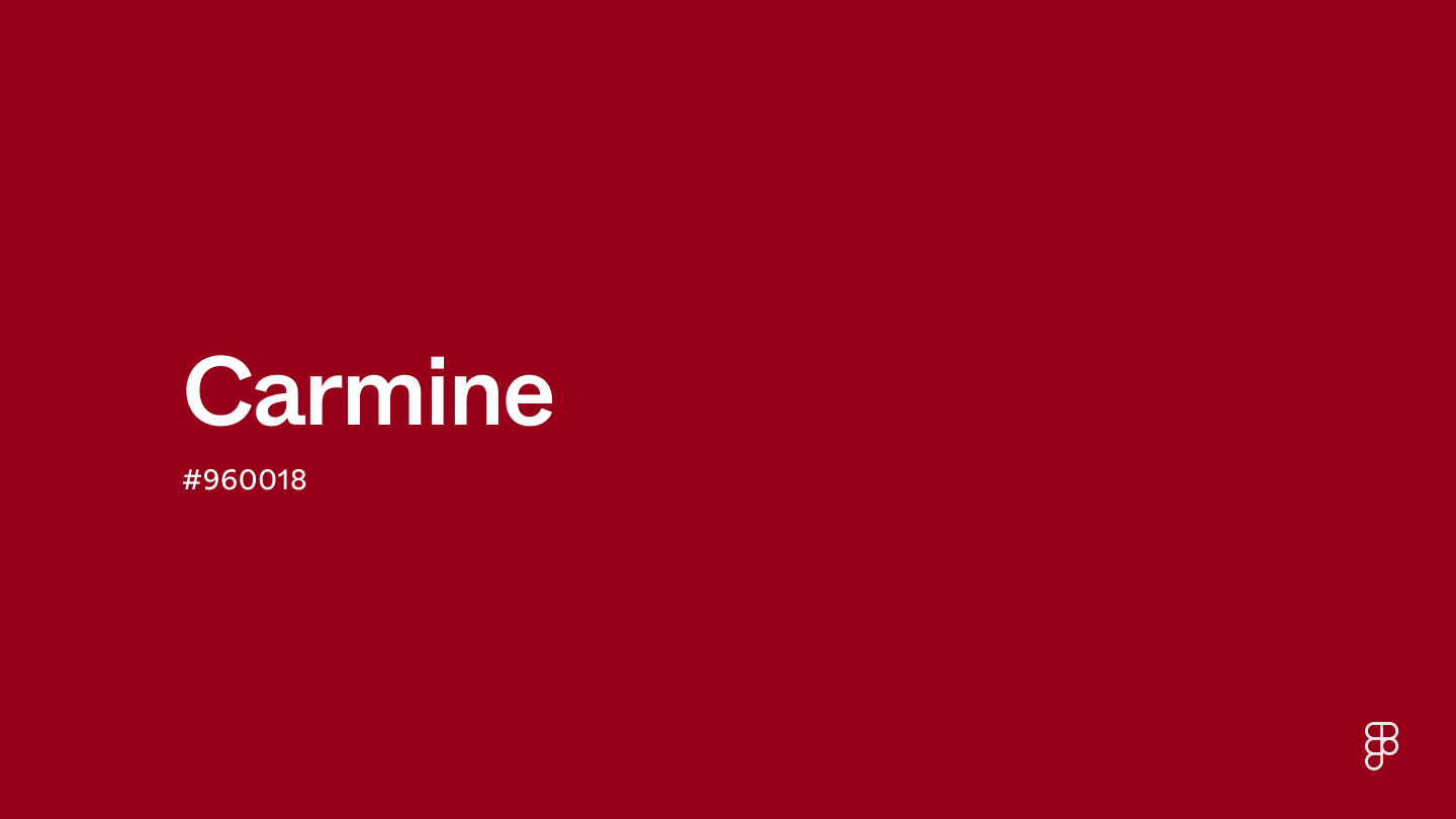 Carmine color