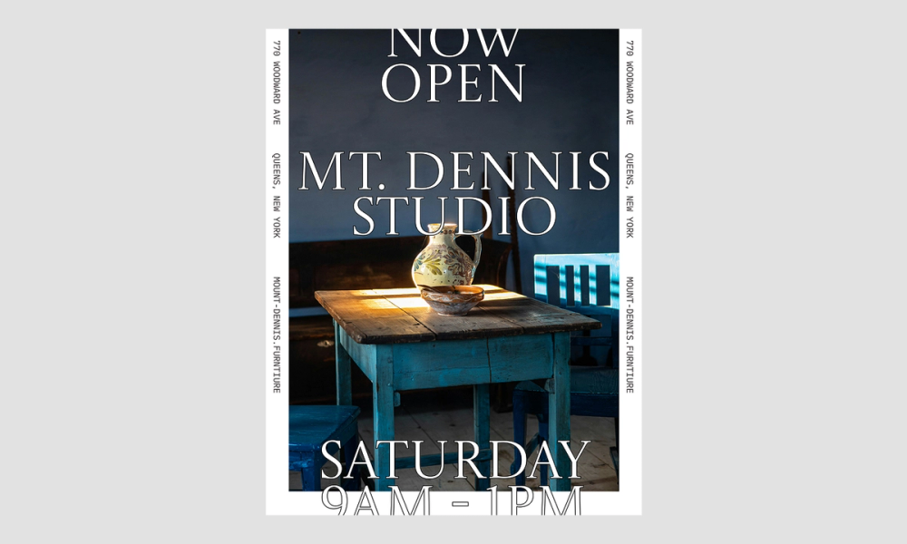 Elegant furniture studio free flyer template.