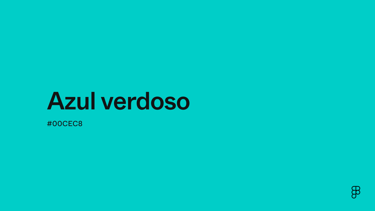 color Azul verdoso