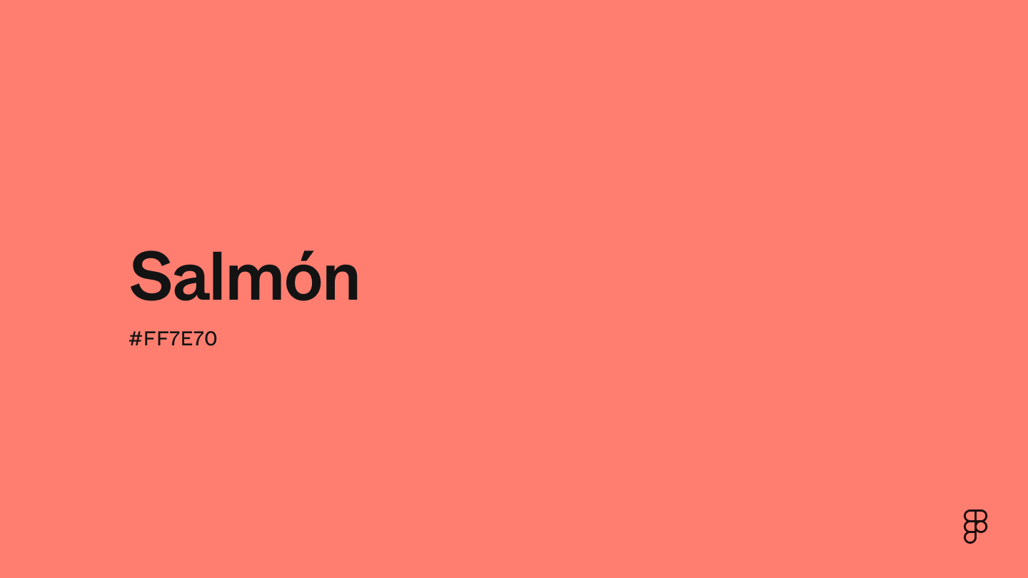 color Color salmón