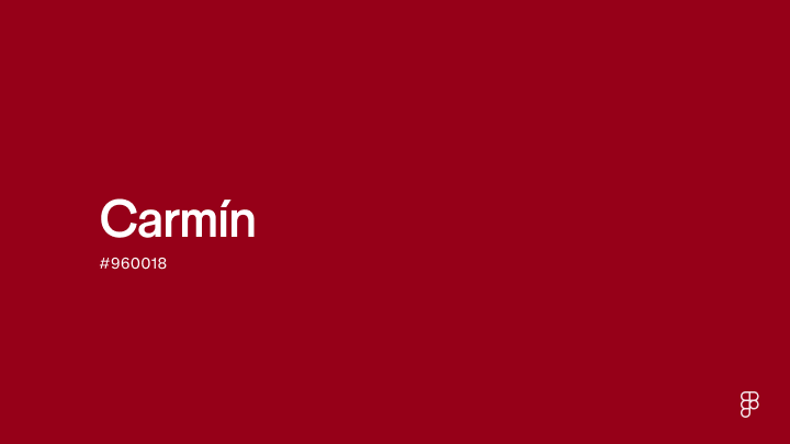 color Carmín