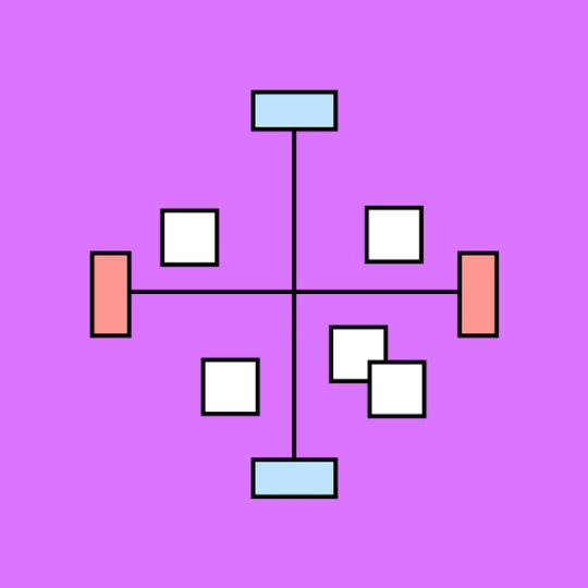 XY axis on a violet background