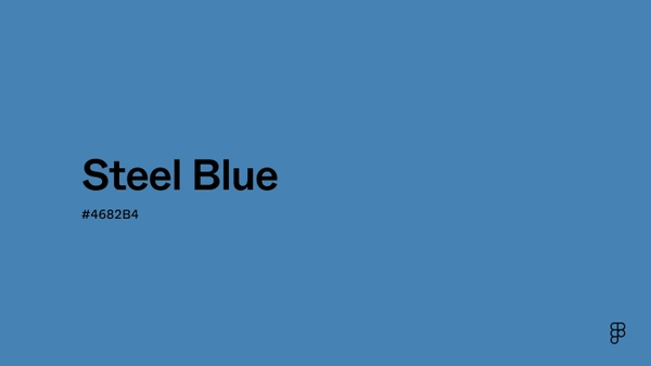 Color Code 4682b4 Steel blue Color: Hex Code, Palettes & Meaning | Figma