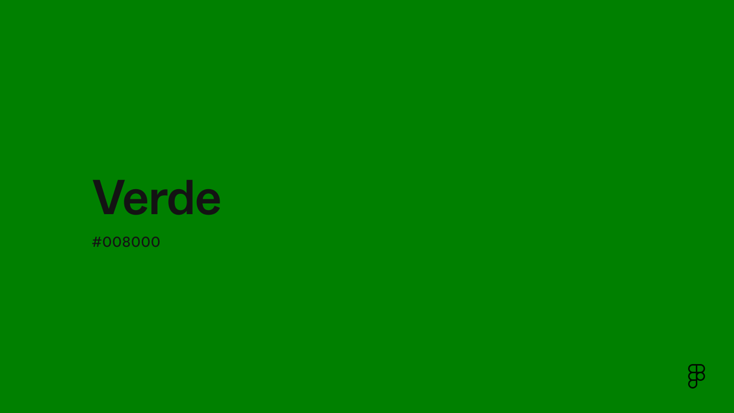 color verde