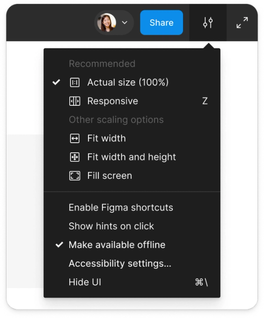 A UX screenshot shows a dropdown menu with "Make available offline" selected with a checkmark