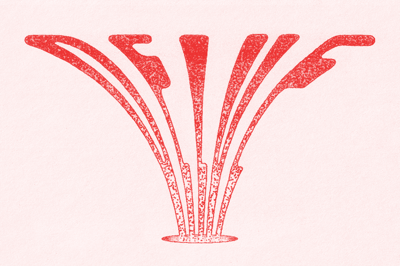 The word “delve” tapers as it disappears down a hole.