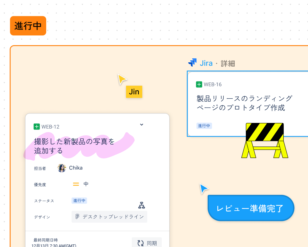 インテグレーション画面