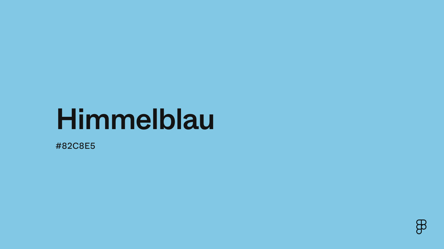 color Himmelblau
