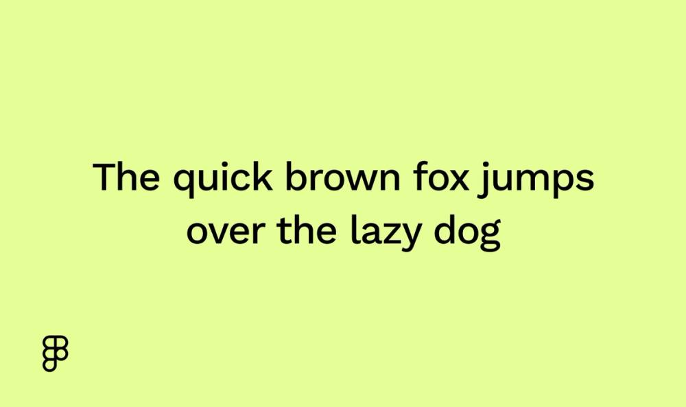 Example text showing Work Sans font.