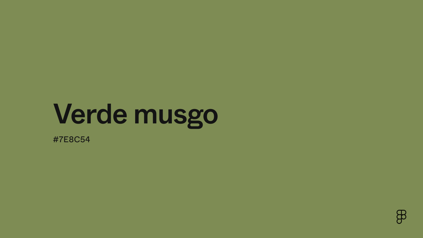 color Verde musgo