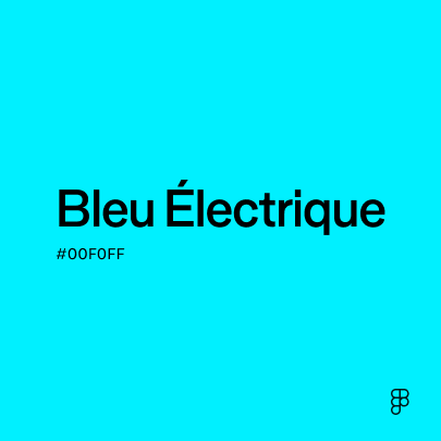 Bleu Électrique
