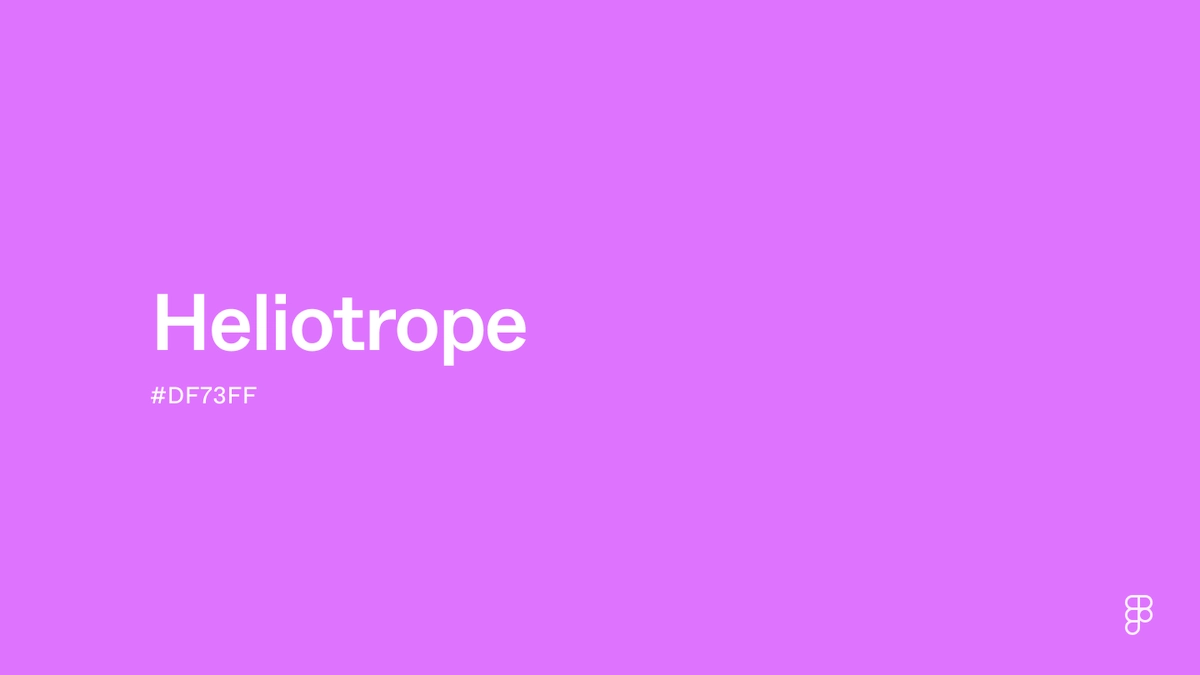 Heliotrope Color: Hex Code, Palettes & Meaning | Figma