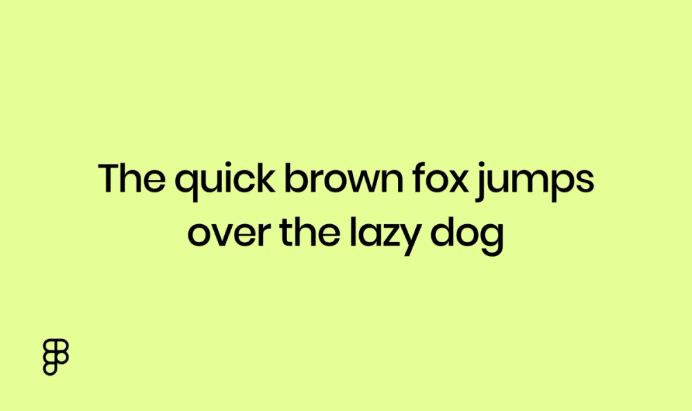 Example text showing Poppins font.