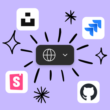 Une matrice de formes en étoile et de logos de plugins, notamment GitHub et Jira.