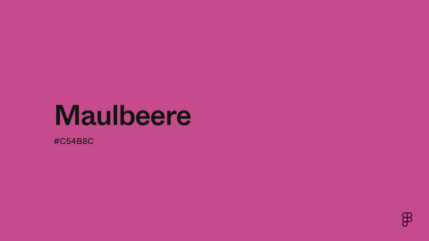 color Maulbeere