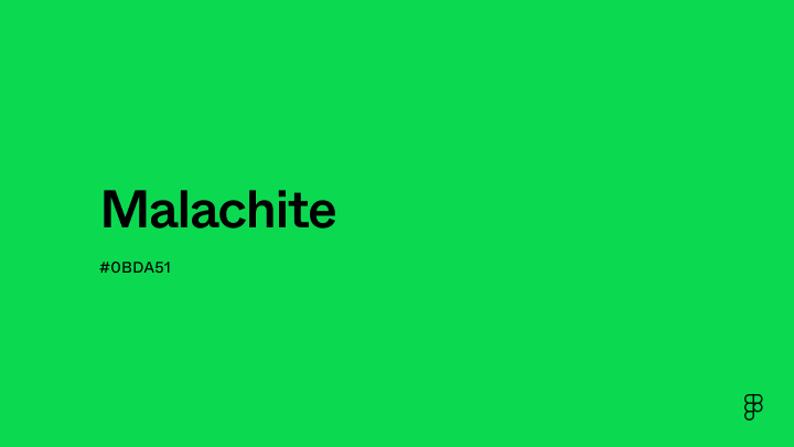Malachite color