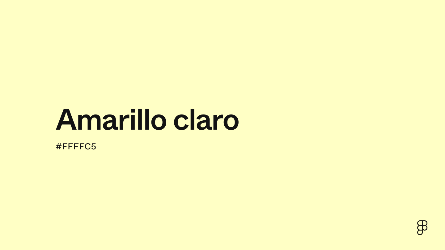 color Amarillo claro
