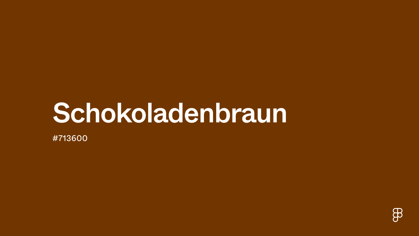 color Schokoladenbraun